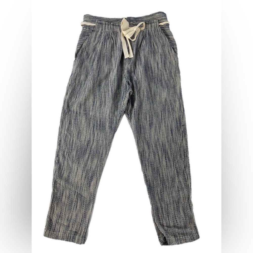 Free People Light at Sunrise Crop High Waist Pant in Blue size 6 - Picture 3 of 11